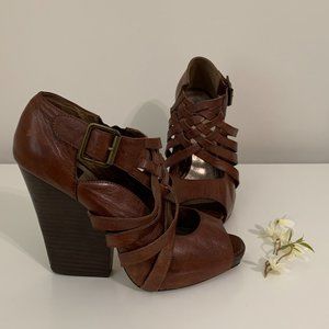 Dolce Vita Women´s Leather Heels Shoes, Size 8